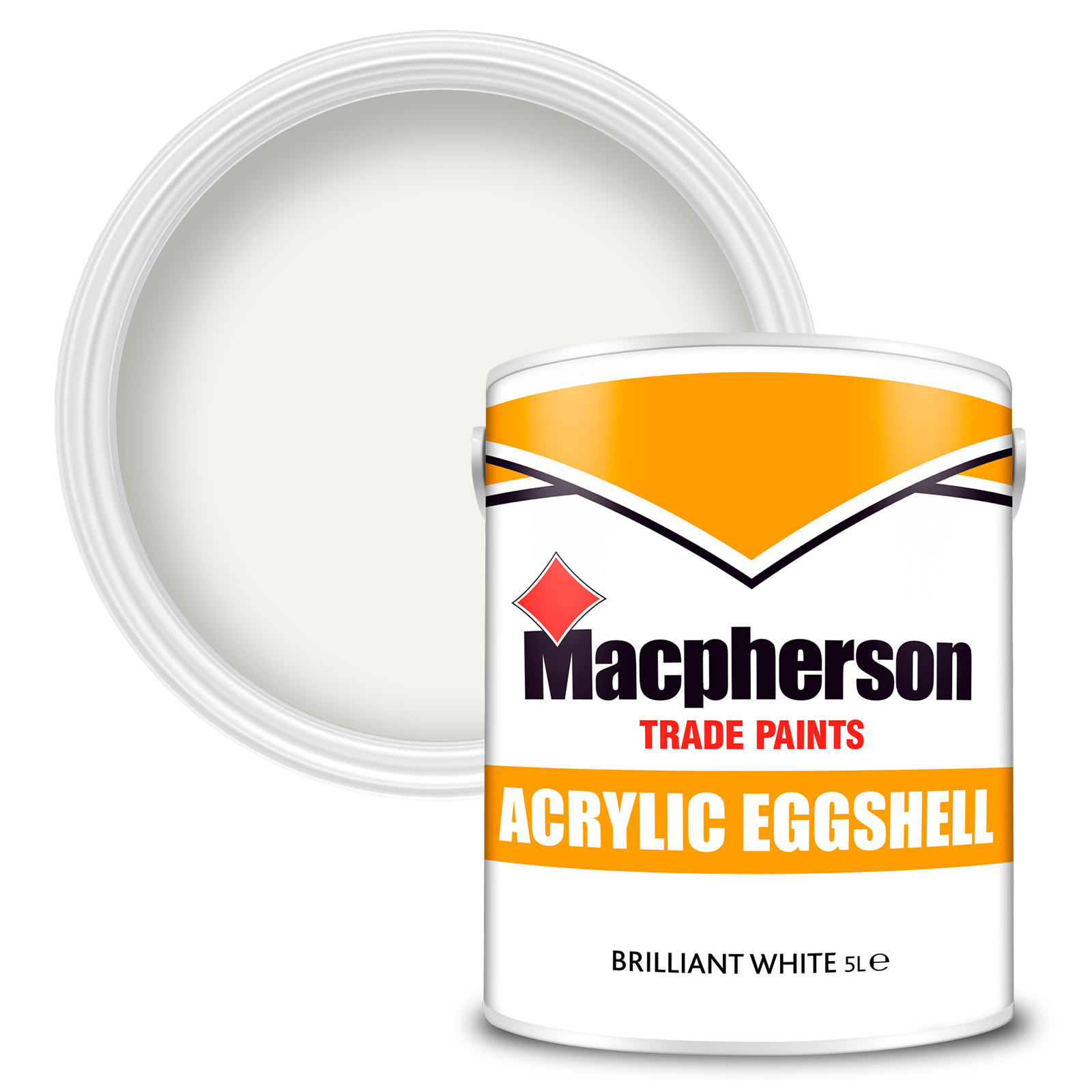 Macpherson Interior Paint Quick Dry Eggshell | All Sizes | Ready Mixed