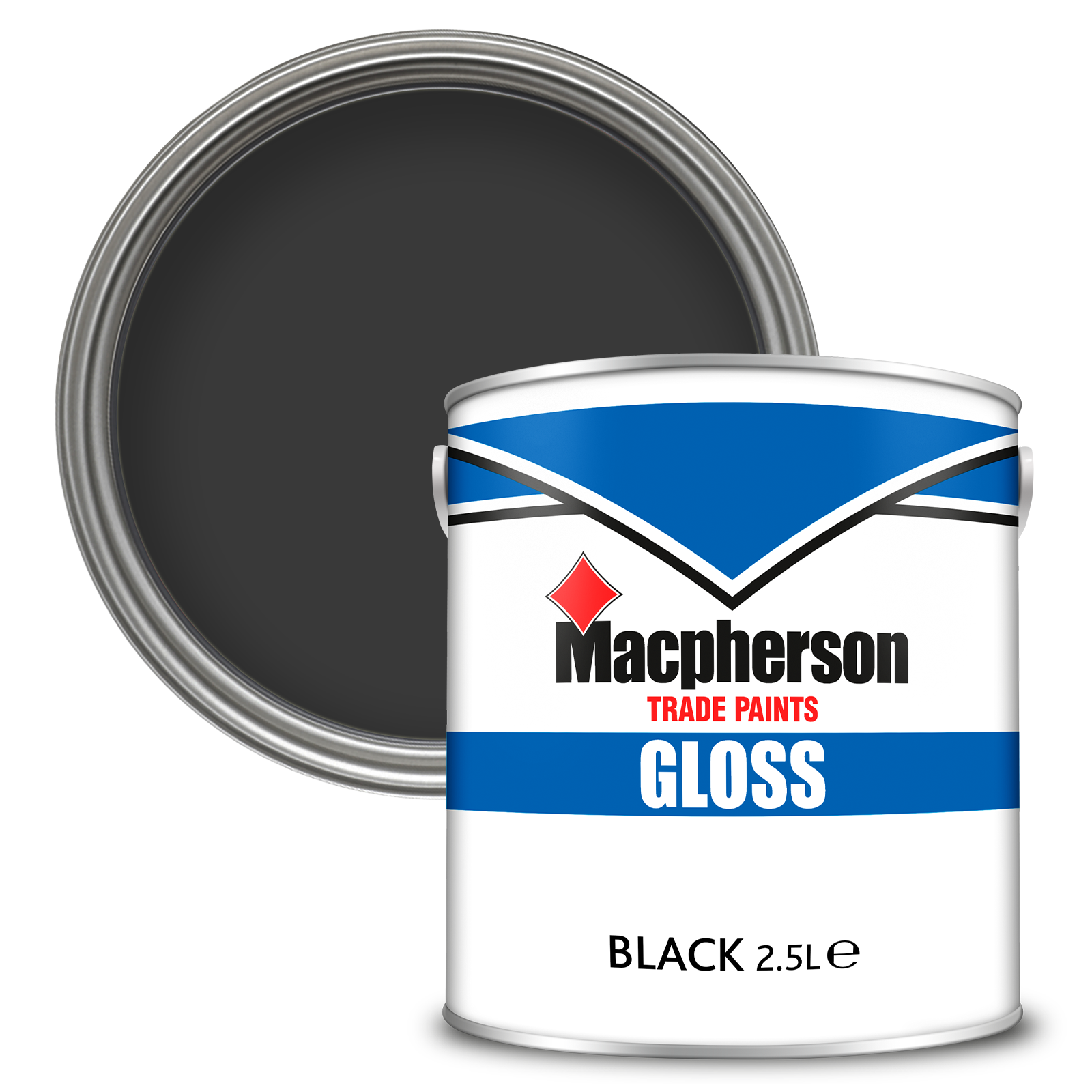Macpherson Interior Paint Oil Gloss | All Sizes | Black or White - Picture 4 of 13