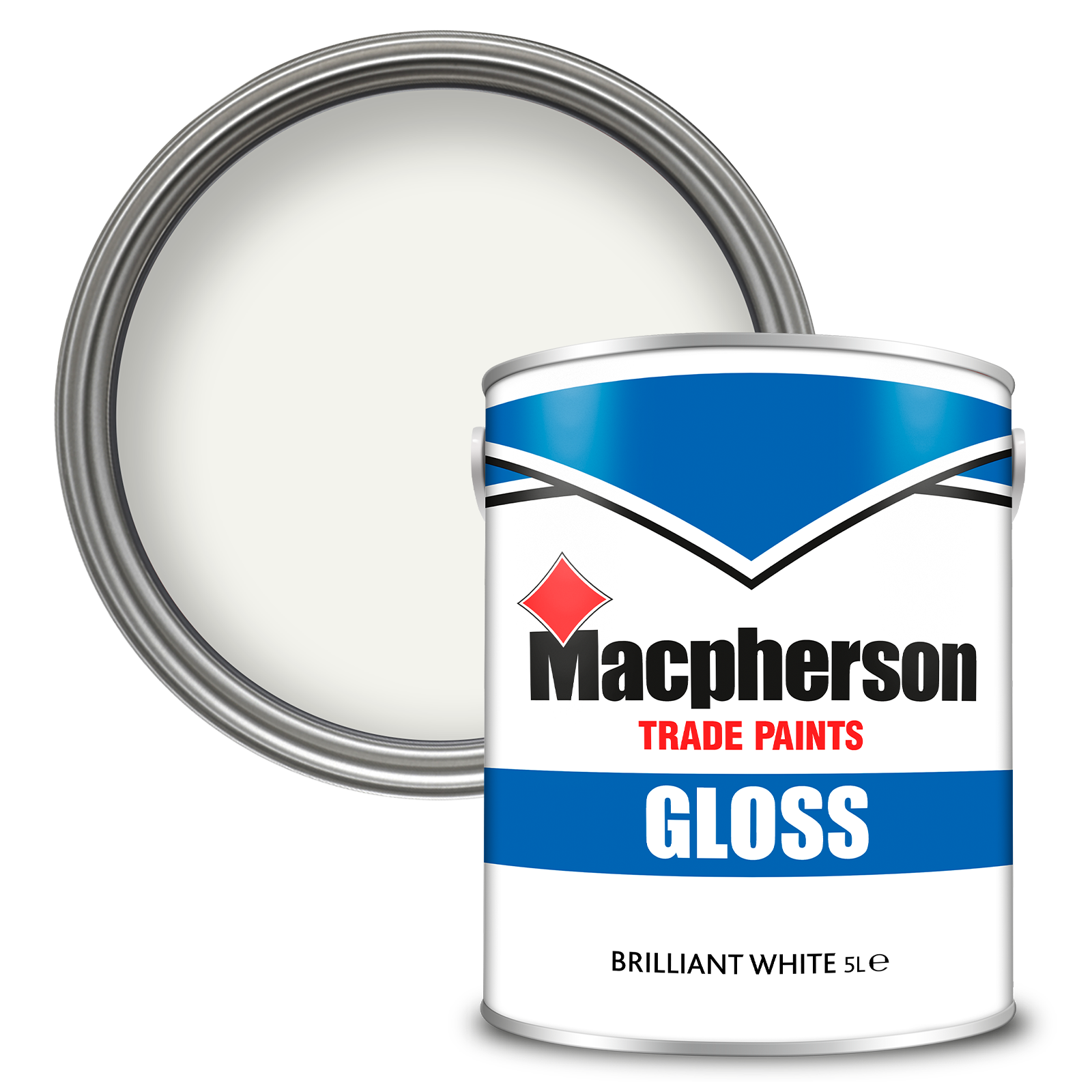 Macpherson Interior Paint Oil Gloss | All Sizes | Black or White - Picture 8 of 13