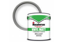 Macpherson Vinyl Matt – Tough and Durable Flat Matt Coverage for Interior Walls and Ceilings - Brill
