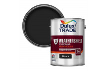 Dulux Trade Weathershield Exterior High Gloss Black 5L
