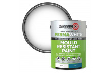 Zinsser Permawhite Interior Mould Resistant Paint Satin White 5L