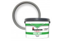 Macpherson Vinyl Matt – Tough and Durable Flat Matt Coverage for Interior Walls and Ceilings - Brill