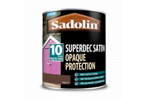 Sadolin Superdec Satin - Opaque Exterior Wood Finish With 10 Year Protection - Walnut - 1L