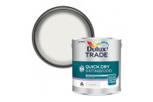 Dulux Trade Quick Dry Satinwood Pure Brilliant White 2.5L