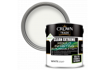 2.5L Crown Trade Clean Extreme Mould Inhibiting Scrubbable Matt White
