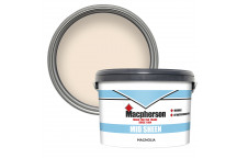Macpherson Mid Sheen – Washable Mid-Sheen Paint for Interior Walls and Ceilings - Magnolia – 10L