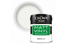 5L Crown Trade Matt Vinyl White