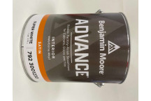 3.78L Benjamin Moore Advance Satin - Super White (US Gallon)