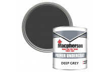 Macpherson Undercoat – Full-Coverage Undercoat for Interior Wood and Metal – Deep Grey – 1L