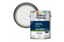 Dulux Trade Vinyl Silk White 5L