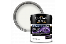 5L Crown Trade Fastflow Gloss White