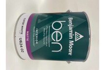 3.78L Benjamin Moore Ben Matte - Super White (US Gallon)
