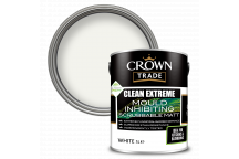 5L Crown Trade Clean Extreme Mould Inhibiting Scrubbable Matt White