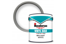 Macpherson Vinyl Silk – Tough and Washable Silk Paint for Interior Walls and Ceilings - Brilliant Wh