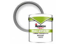 Macpherson Durable Acrylic Matt – Hardwearing and Washable Paint for Interior Wall and Ceilings - Br