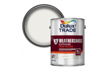 Dulux Trade Weathershield Exterior High Gloss Pure Brilliant White 5L