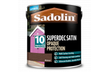 Sadolin Superdec Satin - Opaque Exterior Wood Finish With 10 Year Protection - Walnut – 2.5L