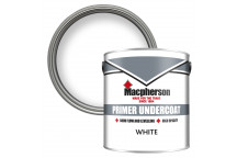 Macpherson Undercoat – Full-Coverage Undercoat for Interior Wood and Metal – White – 2.5L
