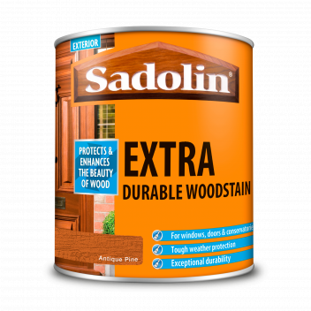 Sadolin Extra Durable Woodstain – Weatherproof Exterior Wood Stain for Ultimate Protection - Antique