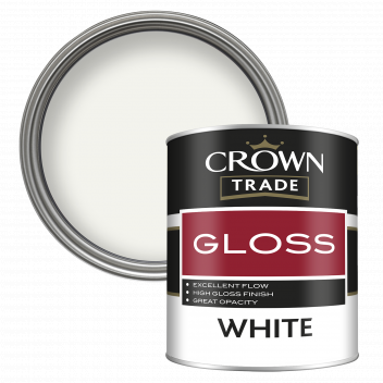 1L Crown Trade Full Gloss White