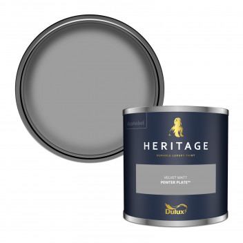 Dulux Trade Heritage Colour Tester Pewter Plate 125ML
