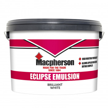 Macpherson Eclipse Emulsion – Best-Selling Matt Paint for Interior Plaster Walls and Ceilings -Brill