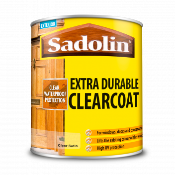 Sadolin Extra Durable Clearcoat – Clear Coat for Ultimate Wood Protection - Clear Satin