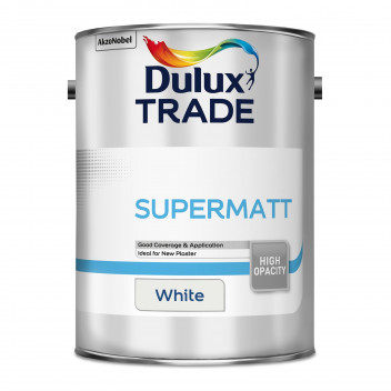 Dulux Trade Supermatt White 5L