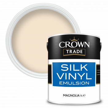 5L Crown Trade Vinyl Silk Magnolia