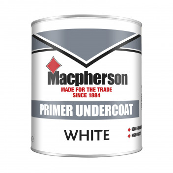 Macpherson Undercoat – Full-Coverage Undercoat for Interior Wood and Metal – White – 1L