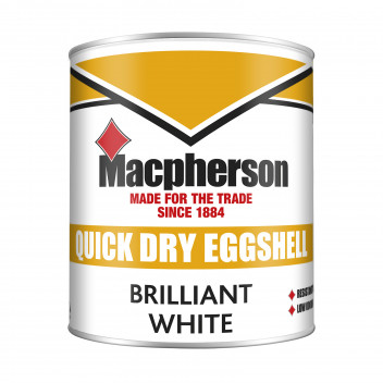 Macpherson Acrylic Eggshell – Water-Based Paint with a Tough, Washable Finish for Interior Walls and