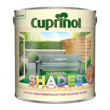 Cuprinol Garden Shades Wood Paint - Seagrass - 2.5L