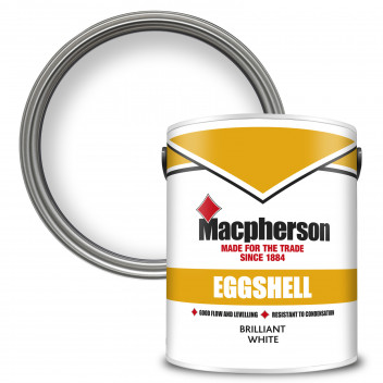 Macpherson Eggshell – Washable Eggshell Paint with Condensation Resistance for Interior Wood and Met