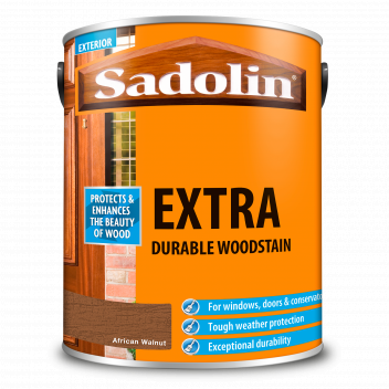 Sadolin Extra Durable Woodstain – Weatherproof Exterior Wood Stain for Ultimate Protection - African