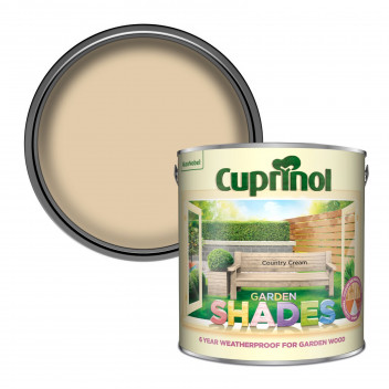 Cuprinol Garden Shades Wood Paint - Country Cream - 2.5L