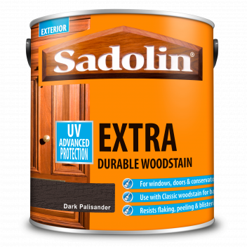 Sadolin Extra Durable Woodstain – Weatherproof Exterior Wood Stain for Ultimate Protection - Dark Pa