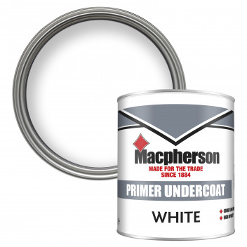 Macpherson Undercoat – Full-Coverage Undercoat for Interior Wood and Metal – White – 1L