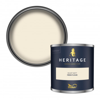 Dulux Trade Heritage Colour Tester Fresh Flour 125ML