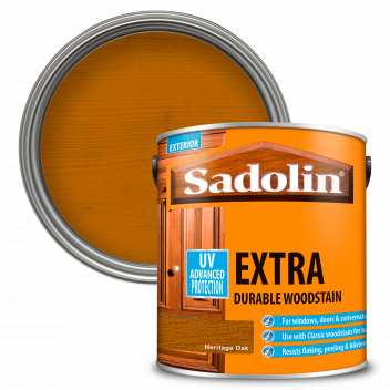 Sadolin Extra Durable Woodstain – Weatherproof Exterior Wood Stain for Ultimate Protection - Heritag
