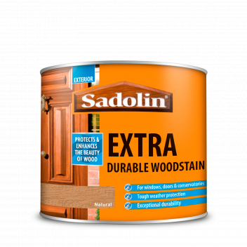 Sadolin Extra Durable Woodstain – Weatherproof Exterior Wood Stain for Ultimate Protection - Natural