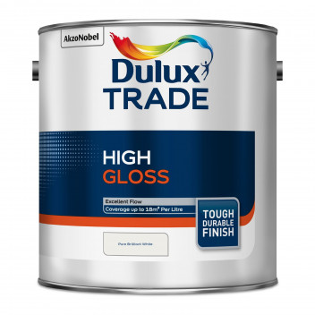 Dulux Trade High Gloss Pure Brilliant White 2.5L