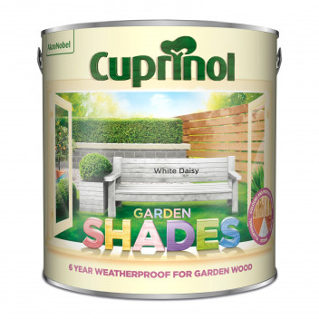 Cuprinol Garden Shades Wood Paint - White Daisy - 2.5L