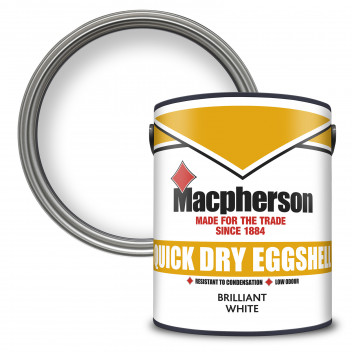 Macpherson Acrylic Eggshell – Water-Based Paint with a Tough, Washable Finish for Interior Walls and