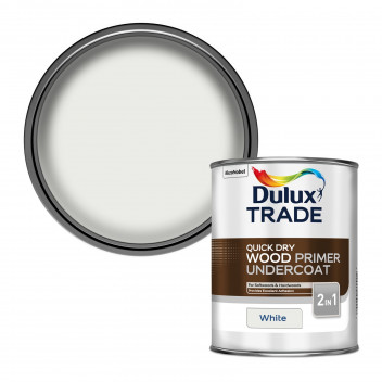 Dulux Trade Quick Dry Wood Primer Undercoat  1L