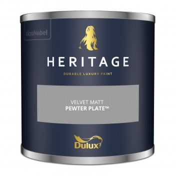 Dulux Trade Heritage Colour Tester Pewter Plate 125ML