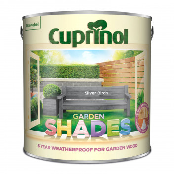 Cuprinol Garden Shades Wood Paint - Silver Birch - 2.5L