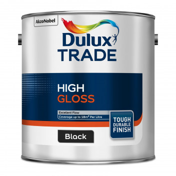 Dulux Trade High Gloss Black 2.5L