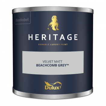 Dulux Trade Heritage Colour Tester Beachcomb Grey 125ML