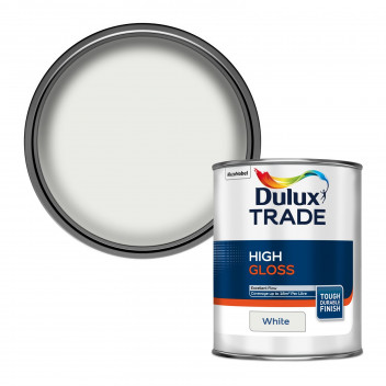 Dulux Trade High Gloss White 1L